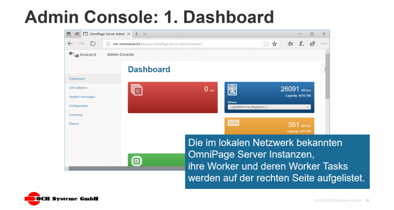 OmniPage Server Screenshot Admin 1a