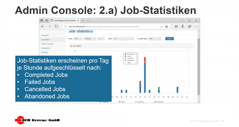 OmniPage Server Screenshot Admin 2a
