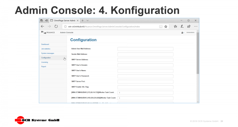 OmniPage Server Screenshot Admin 4